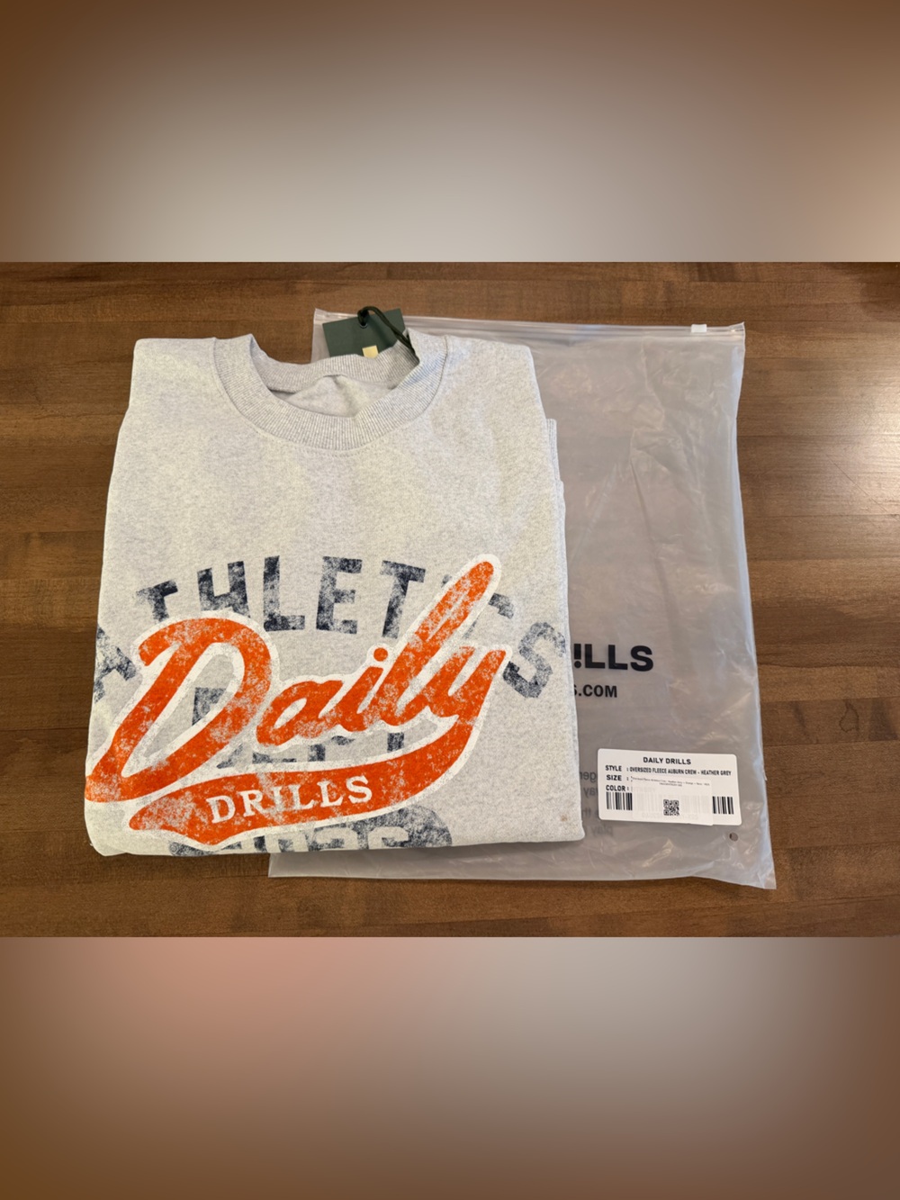 Daily Drills Oversized Auburn Crew